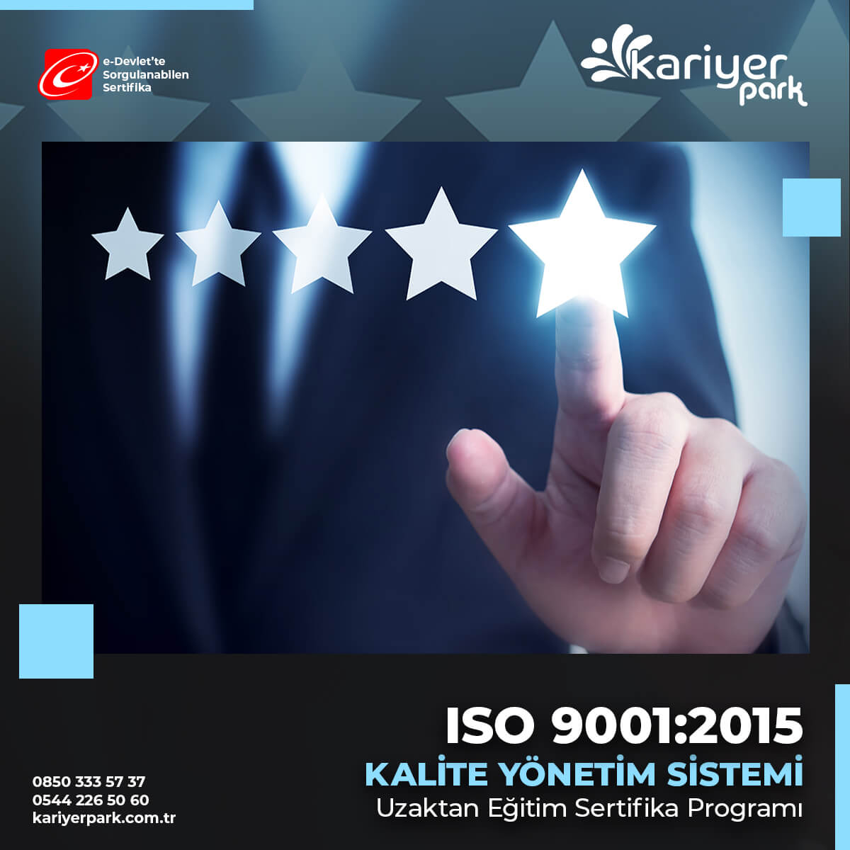 ISO 9001:2015 Kalite Yönetim Sistemi Eğitimi Sertifikası