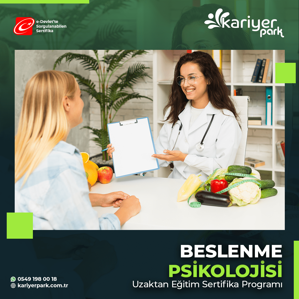 Beslenme Psikolojisi Eğitimi Sertifikası