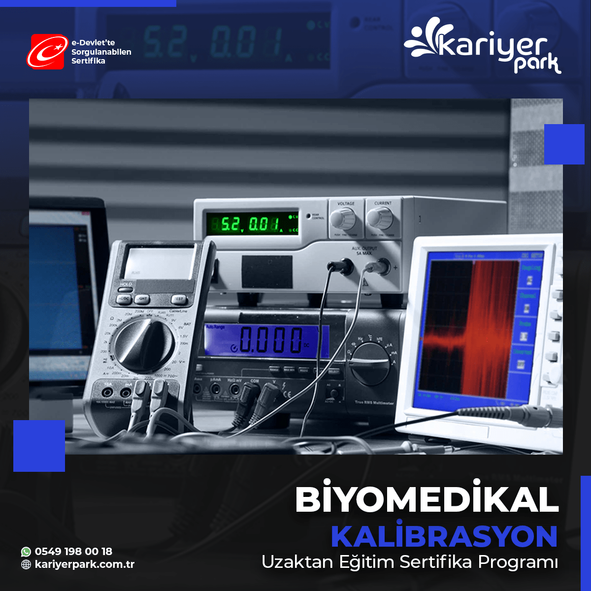 Biyomedikal Kalibrasyon Eğitimi Sertifikası