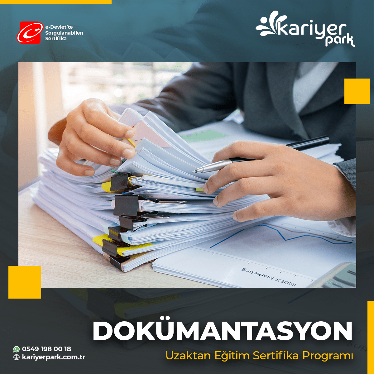 Dokümantasyon Eğitimi Sertifikası