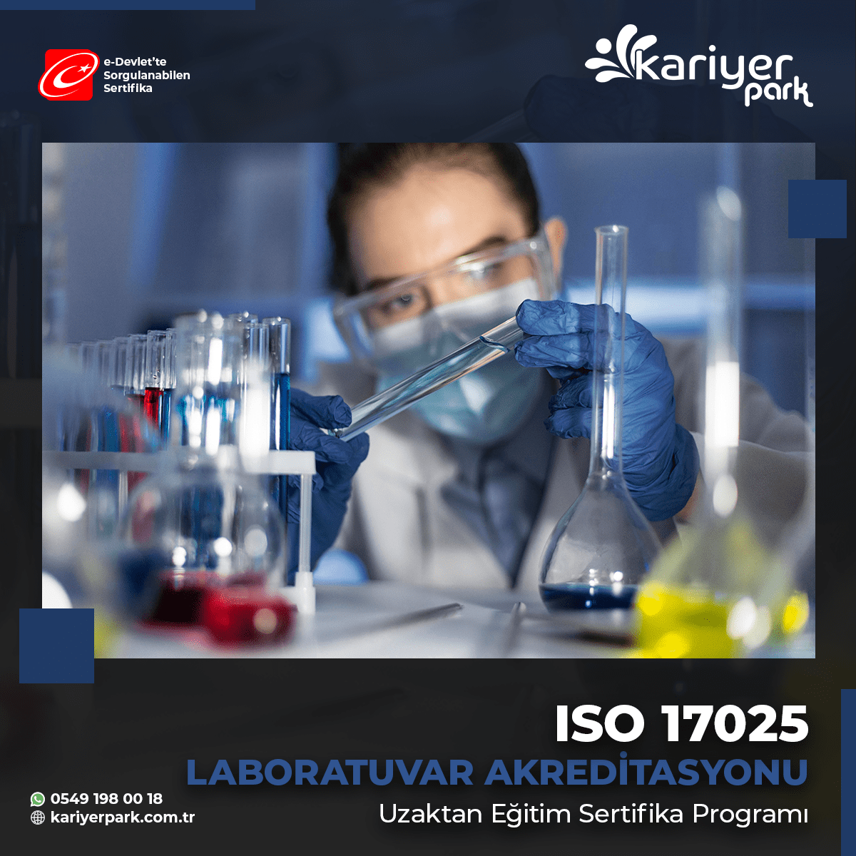 ISO 17025:2017 Laboratuvar Akreditasyonu Eğitimi Sertifikası
