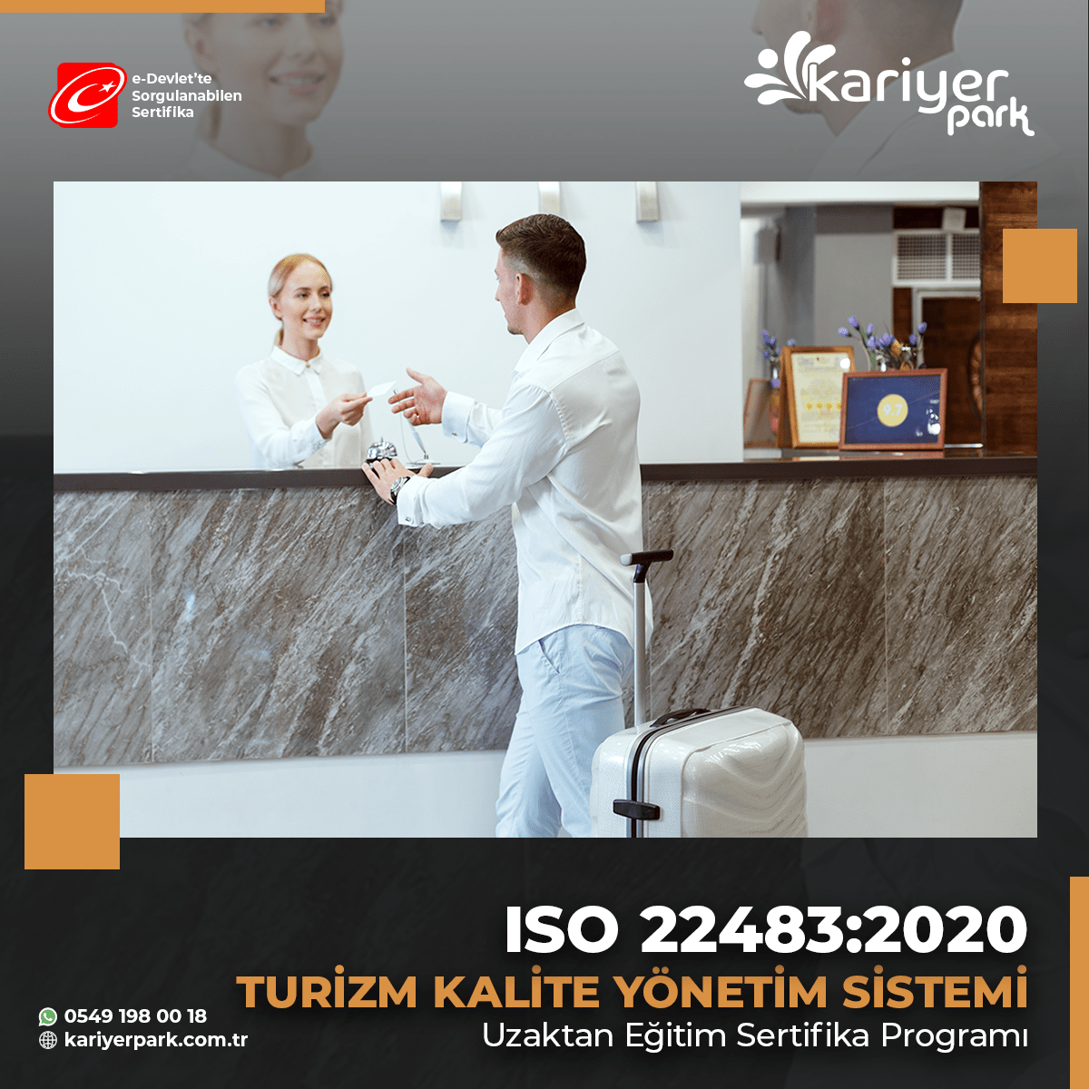 ISO 22483:2020 Turizm Kalite Yönetim Sistemi Sertifikası