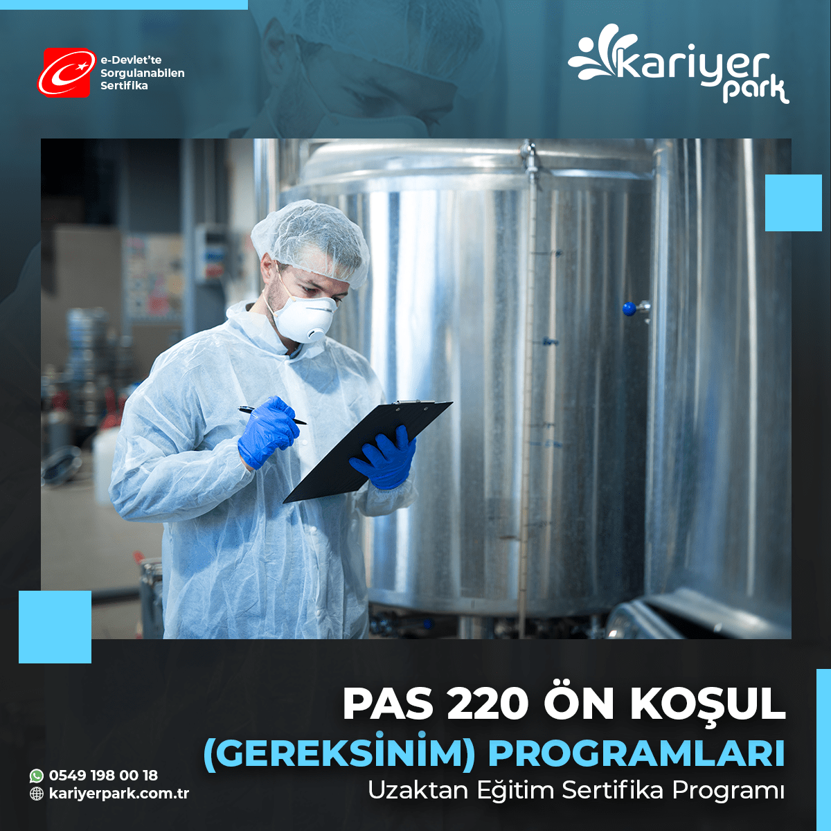PAS 220 Ön Koşul Gereksinim Eğitimi Sertifikası