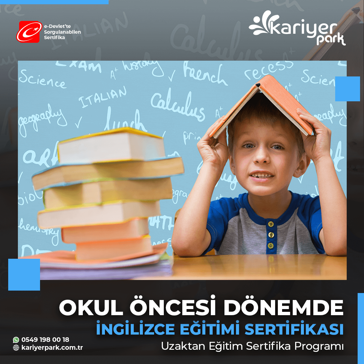 Okul Öncesi Dönemde İngilizce Eğitimi Sertifikası