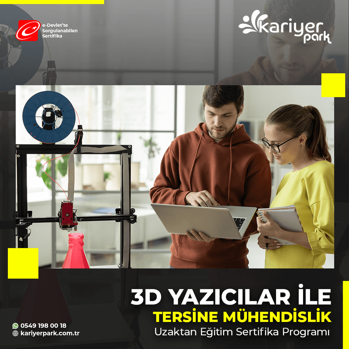 3D Yazıcılar İle Tersine Mühendislik Sertifikası